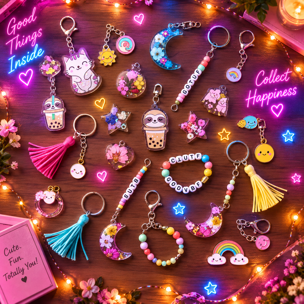 KEYCHAINS/BAG CHARMS