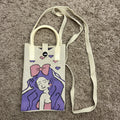 Lavender Bow K-Style Crossbody Sling Bag