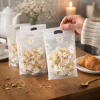 Cute Floral Plastic Ziplock Pouches
