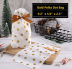 Gold Dots Goodie PVC Bag