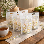 Cute Floral Plastic Ziplock Pouches