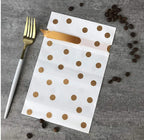 Gold Dots Goodie PVC Bag