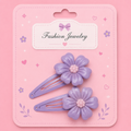 Cute Floral Hair Clips For Everyday Hairstyles