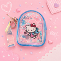 Cute Cartoon Printed Glitter Pouch Keychain (Any 1)