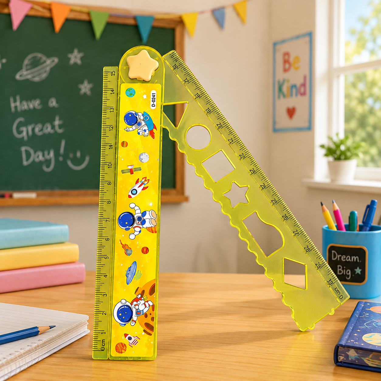 Expandable Mix Character Ruler Scale(30cm)