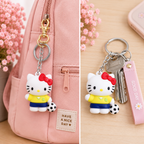Soccer Star Kitty Keychain/ Bag Charm
