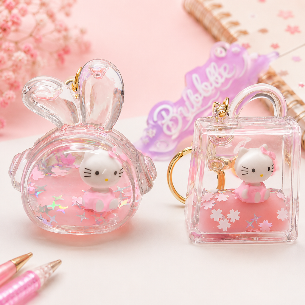 Bubble Bliss Kawaii Mini Bag Keychain