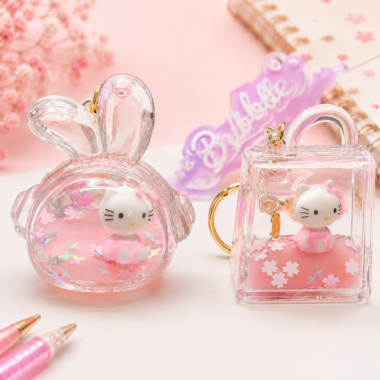 Bubble Bliss Kawaii Mini Bag Keychain
