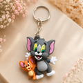 Cute Cartoon Friends PVC medium size Keychain Charm