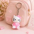 Sweet Kitty Silicone medium size Keychain/Bag Charm