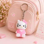 Sweet Kitty Silicone medium size Keychain/Bag Charm