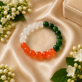 Tricolour Harmony Beaded Bracelet