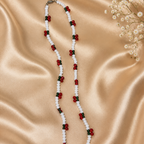 Handmade Cherry Blossom Beaded Necklace