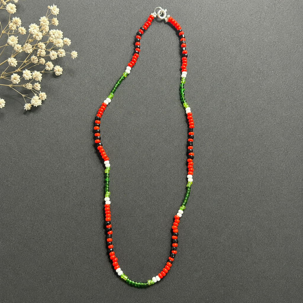 Classic Handmade Seed Bead Choker Necklace