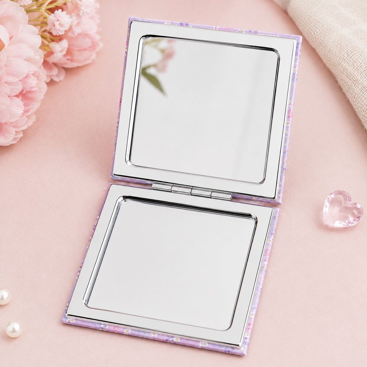 Mandala Elegance Dual Compact Mirror