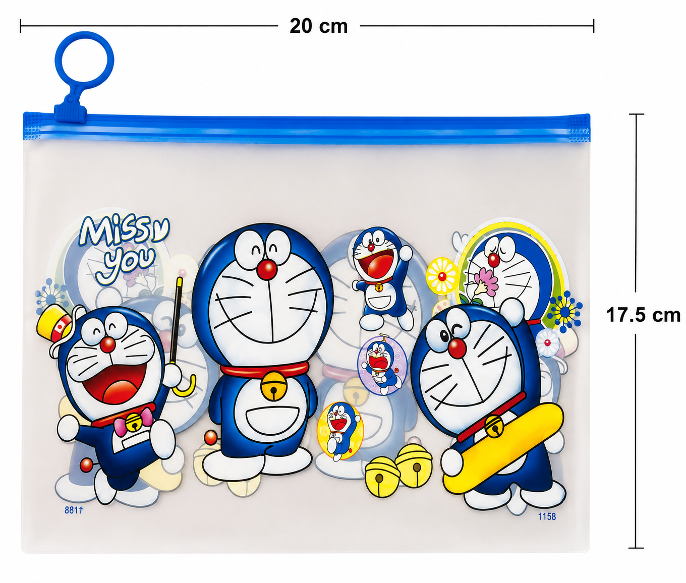 Transparent Character Ziplock Pouch