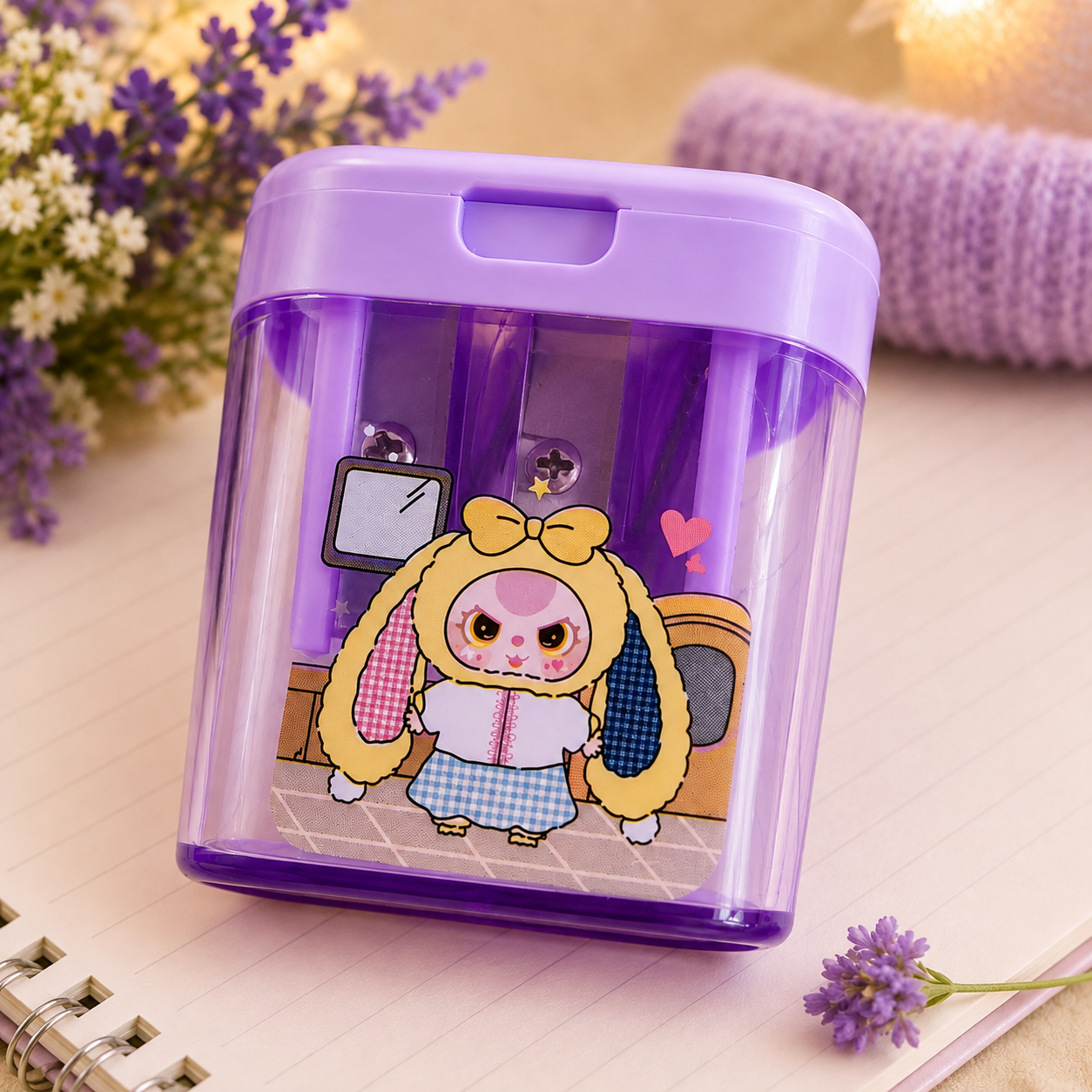 Rabubu Bunny Dual-Hole Sharpener
