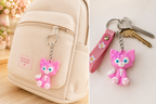Cute Cartoon Animal Silicone Keychain small size