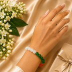 Tricolour Harmony Beaded Bracelet