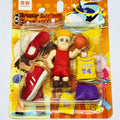 Slam Dunk Basketball Eraser Set (6-Piece)