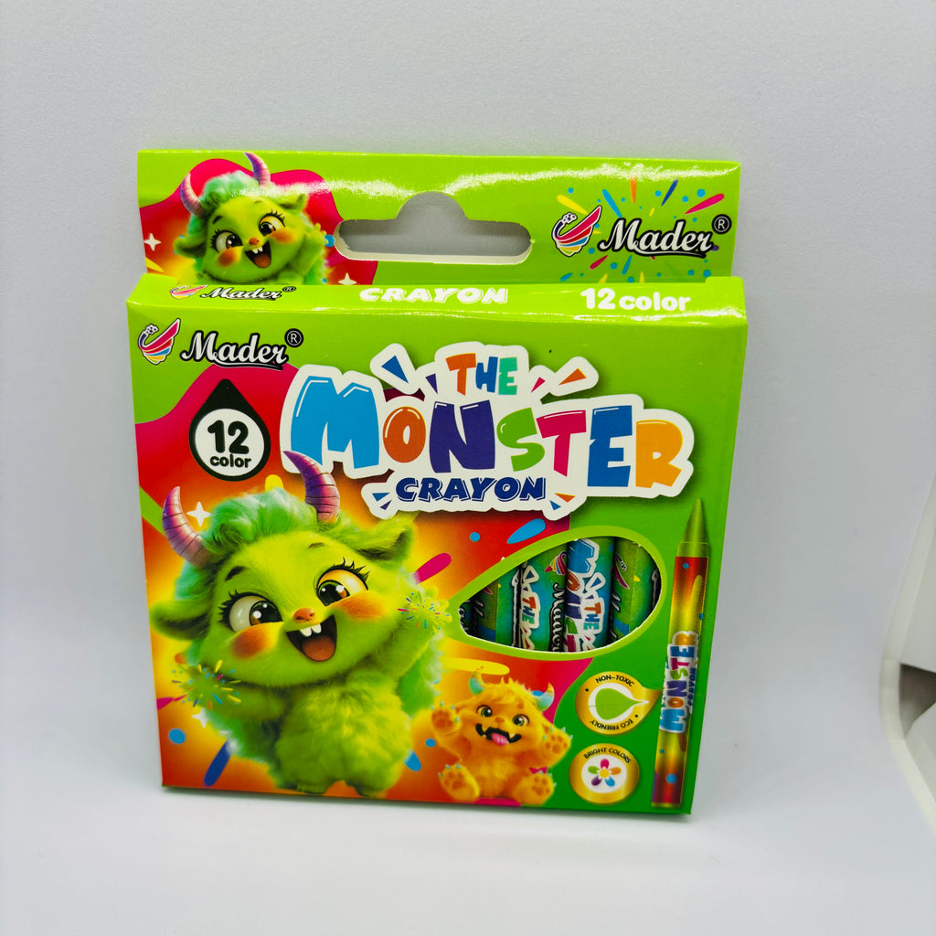 Monster Crayon Pack of 12