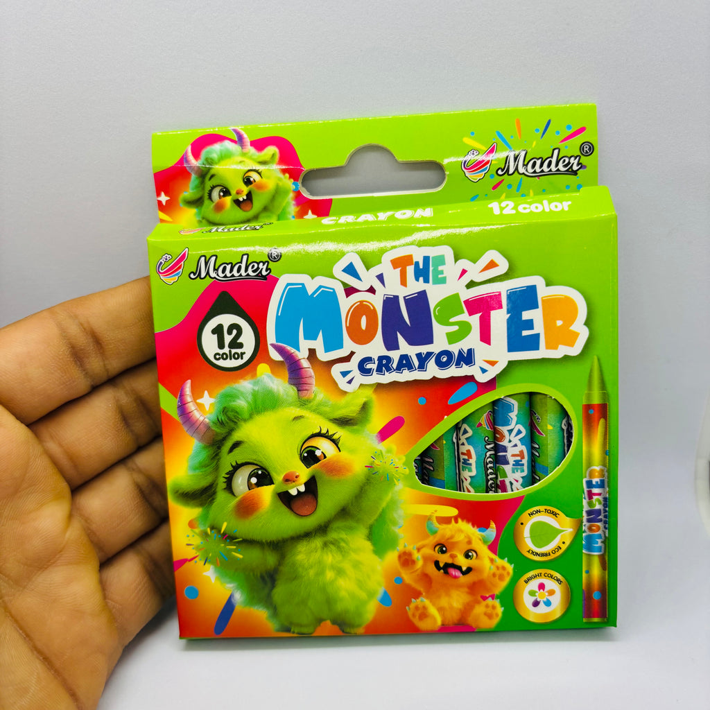Monster Crayon Pack of 12