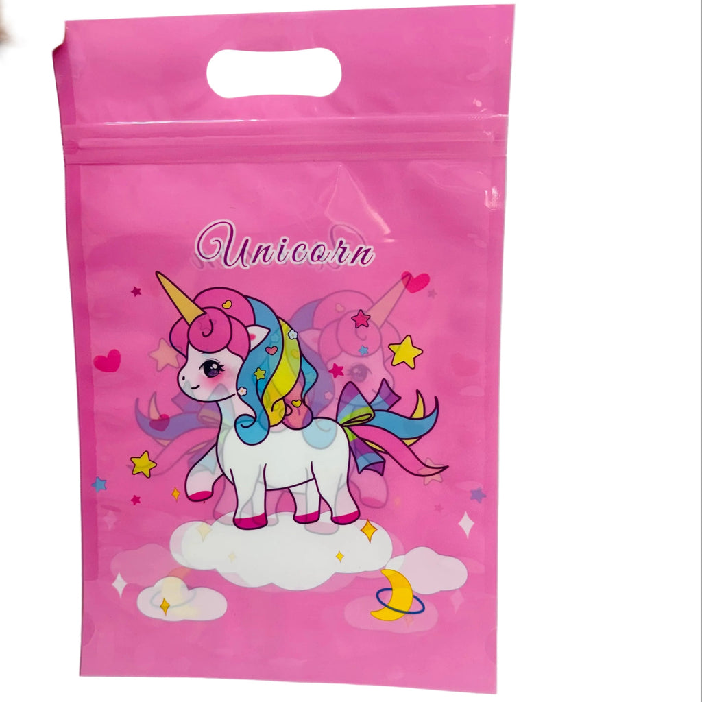 Cute Unicorn Plastic Ziplock Pouches