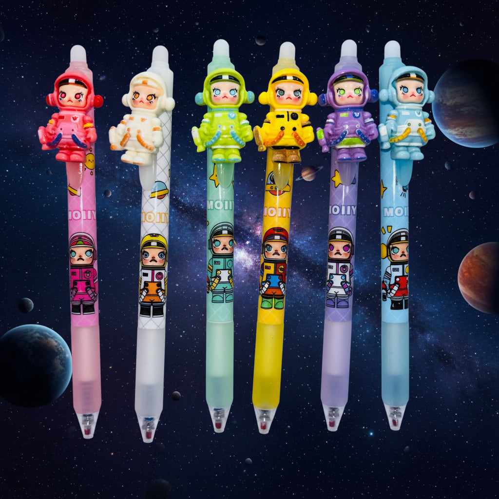 Cute Astronaut Erasable Gel Pens (Blue)