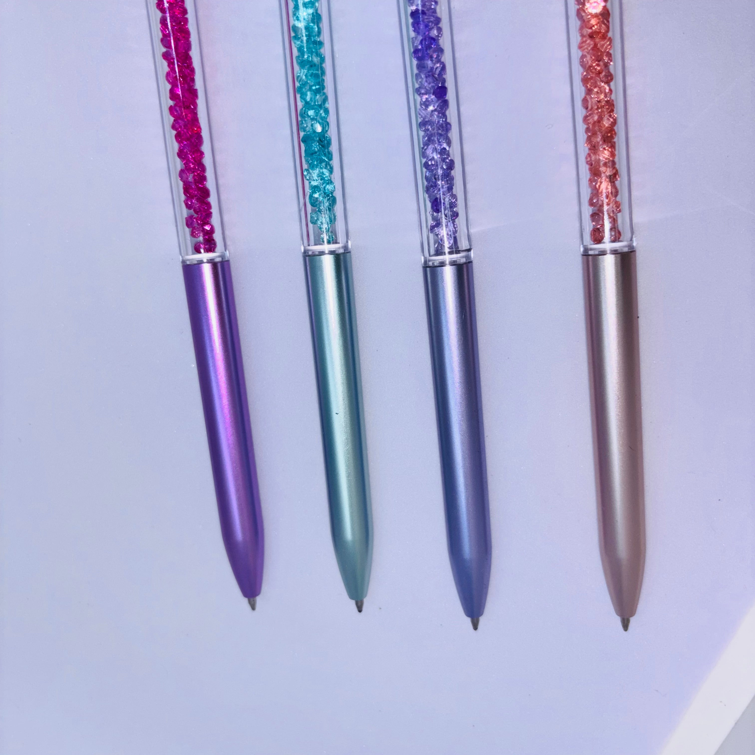 Luxury Diamond Top Crystal Gel Pen (Any 1 Color) (Blue Ink)