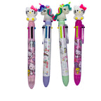 Cute Cartoon 6-in-1 Multi-Color Retractable Ballpoint Pens (Any 1)