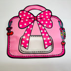 Polka Dot Bow Charm Design