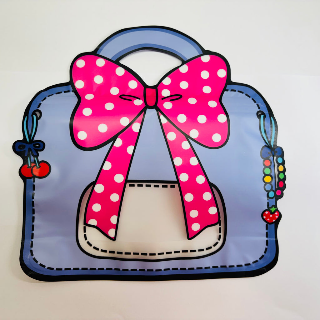 Polka Dot Bow Charm Design
