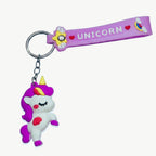 Cute Unicorn Keychain with Wrist Strap