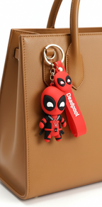 Deadpool Keychain Cartoon Keychain with Premium Silicone
