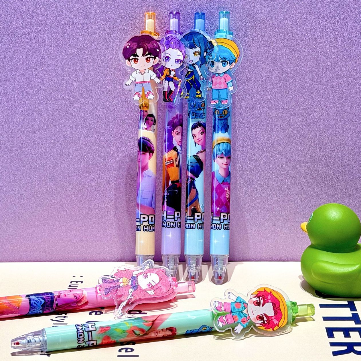 K-Pop Inspired Anime Click Pens