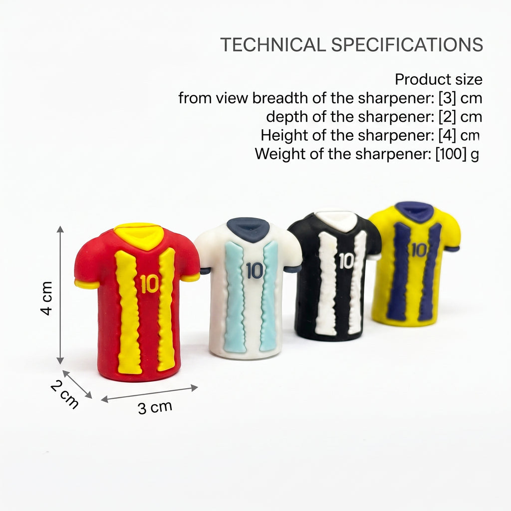 Football Jersey Pencil Sharpener | Pack of Any 2