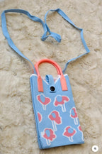 Pastel Picnic Crossbody Phone Holder Sling Bag