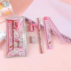 Kawaii 4 in 1 Stationery Set | Kids' School Supply Kit(Any 1 color)