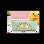 Cute Monster Canvas Pencil Case & Multi-Color Pouch Set (Any 1)