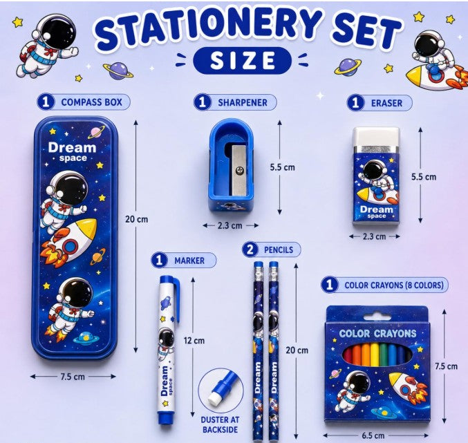 Charming Delight Multi-Piece Stationery Kit