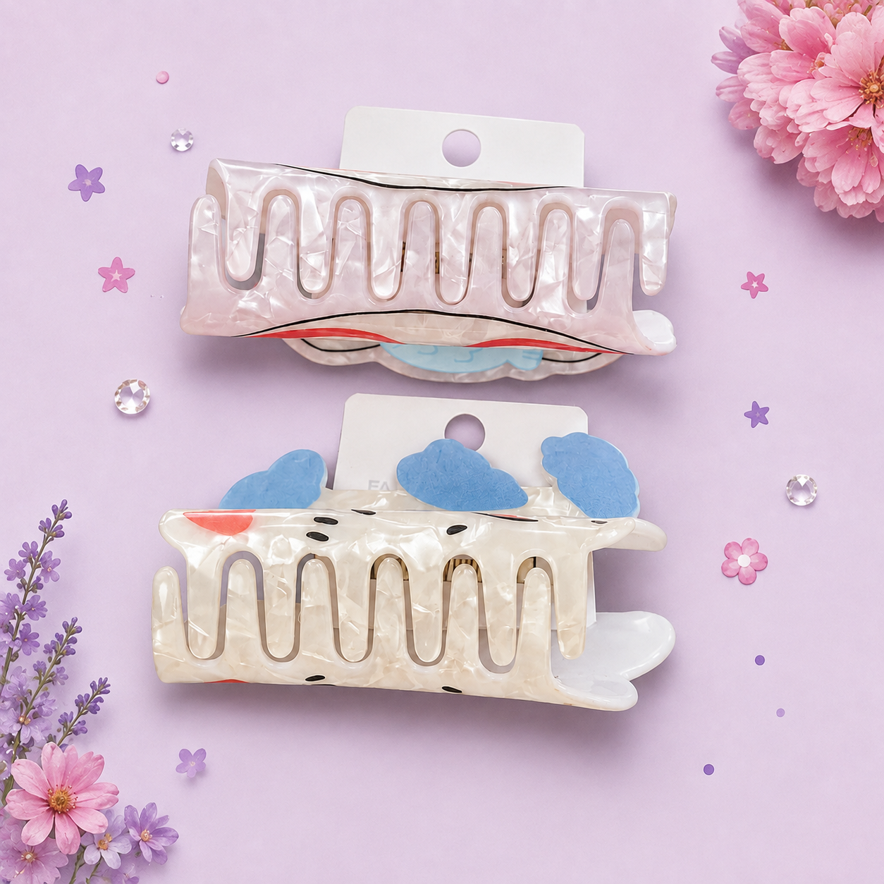 Pearly Cute Cat Hair Claw Collection