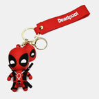 Deadpool Keychain Cartoon Keychain with Premium Silicone