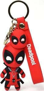 Deadpool Keychain Cartoon Keychain with Premium Silicone
